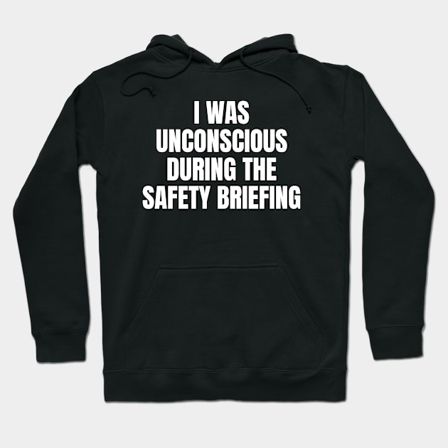 I Was Unconscious Hoodie by Spatski